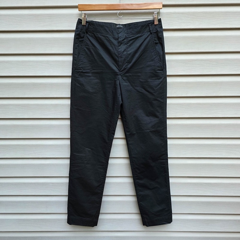 Isabel Marant Pants Women IT 36 (W30xL28) Black Lightweight Cotton Quiet Luxury